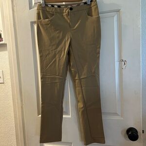Burberry Beige/Tan Stretch Dress Pants